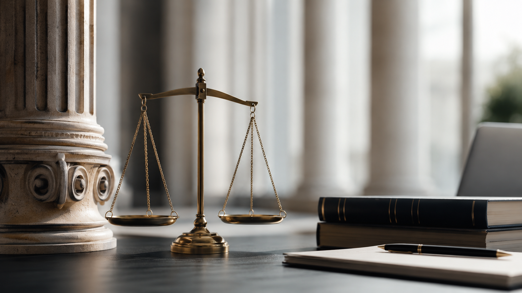 Balance de la justice et ouvrages de droit